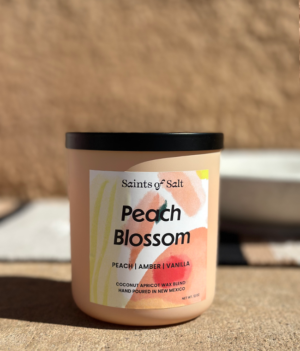 Peach Blossom soy candle